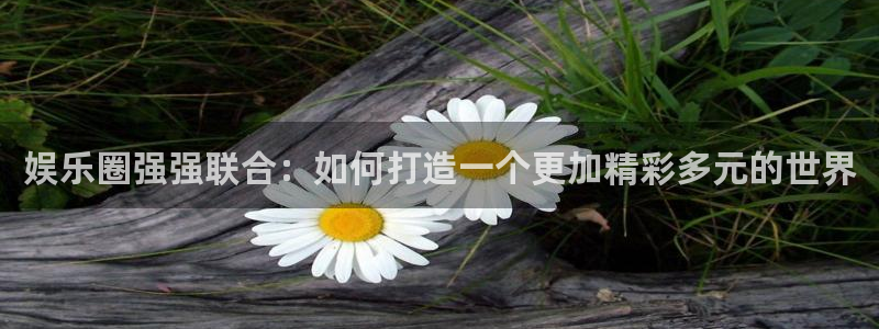 南宫大舞台官网入口：娱乐圈强强联合：如何打造一个更加精彩多元的世界